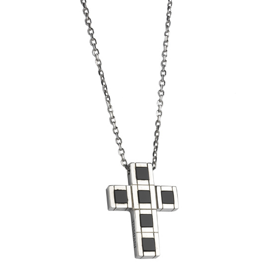 Подвеска Damiani Justman, серебро, оникс (20042040) Подвеска Damiani Justman, серебро, оникс (20042040)