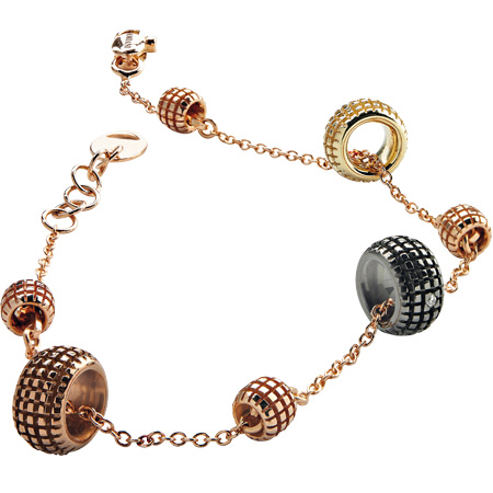 Браслет Damiani Mini Must розовое, желтое, коричневое, белое золото, бриллиант (20041976) Браслет Damiani Mini Must розовое, желтое, коричневое, белое золото, бриллиант (20041976)