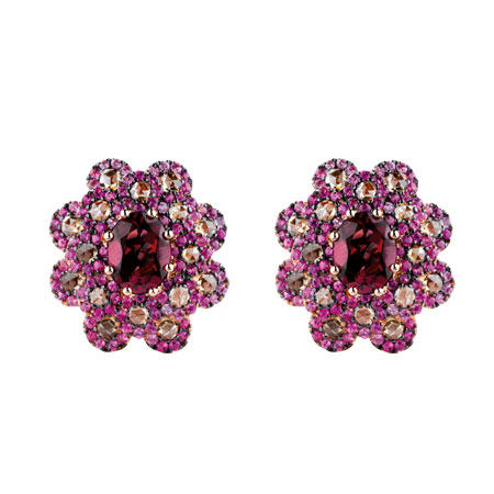 Серьги Damiani Renaissance розовое золото, бриллианты, сапфиры, дихроит (20055415) Серьги Damiani Renaissance розовое золото, бриллианты, сапфиры, дихроит (20055415)