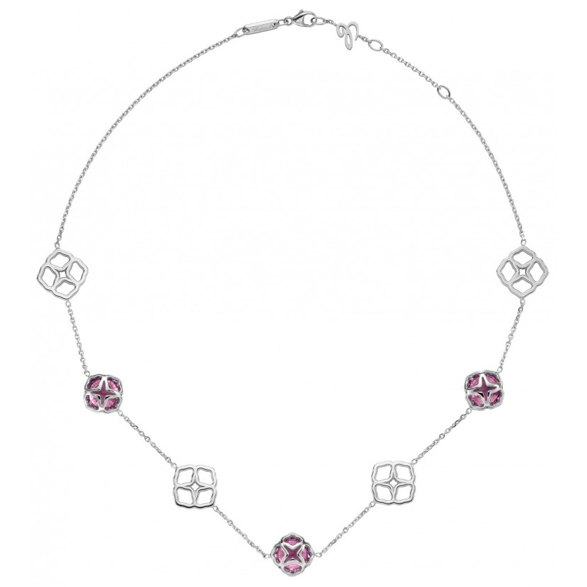 Колье Chopard Imperiale белое золото, аметисты (819392-1001) Колье Chopard Imperiale белое золото, аметисты (819392-1001)
