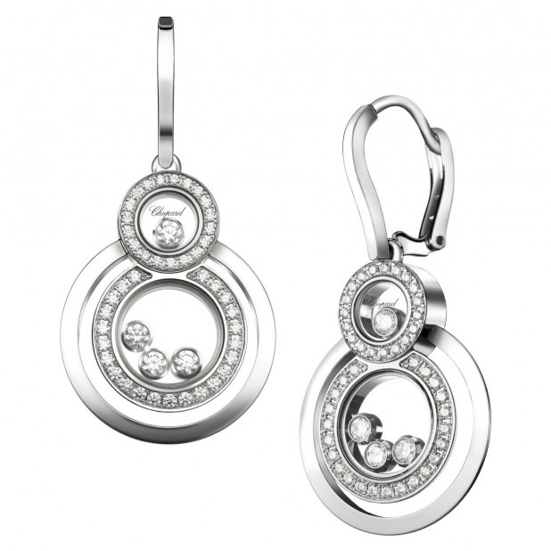 серьги чопард. серьги шопард. серьги chopard happy hearts. серьги клипсы шопард. Chopard happy diamonds серьги.