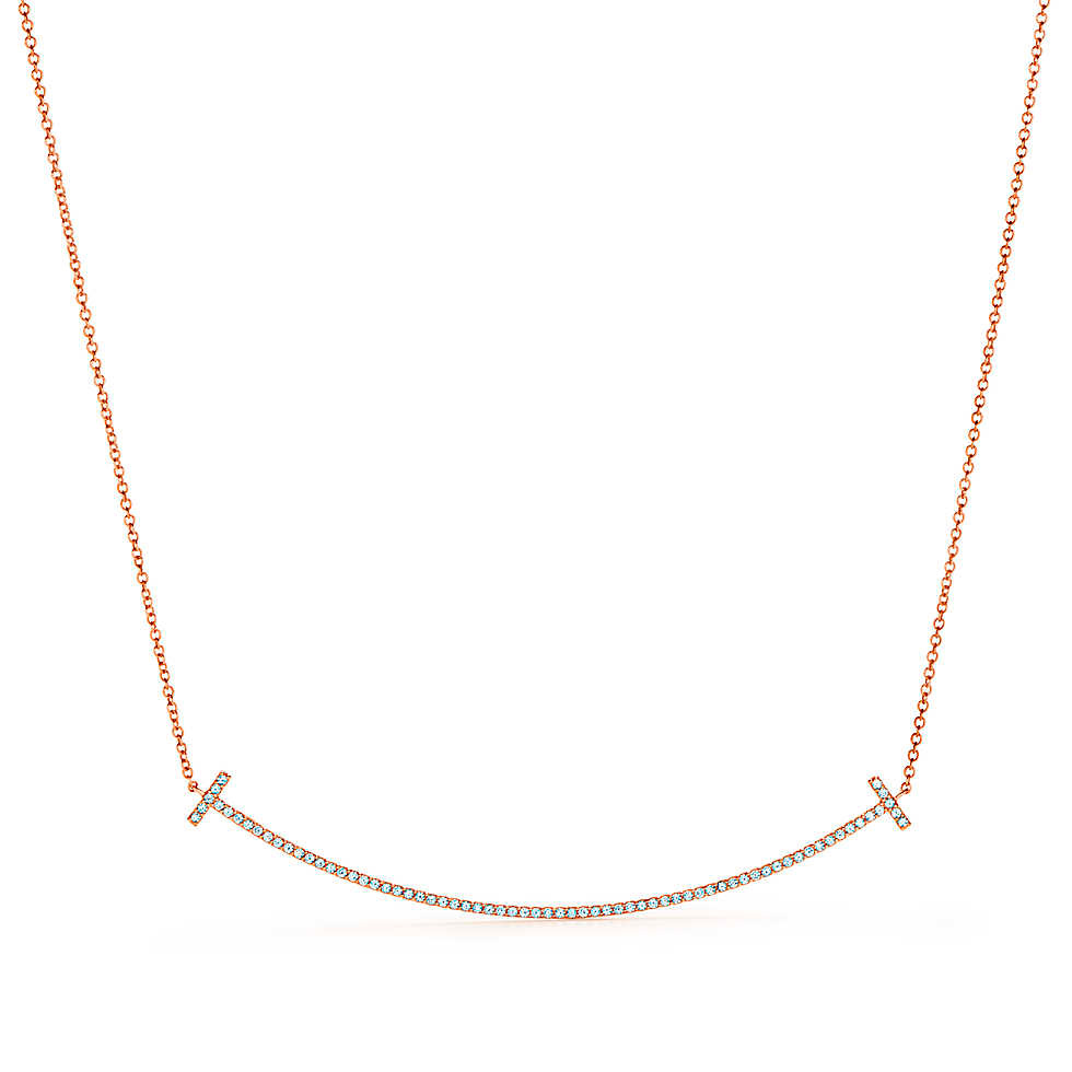 Підвіска Tiffany T Smile, рожеве золото, діаманти (33823282) Підвіска Tiffany T Smile, рожеве золото, діаманти (33823282)