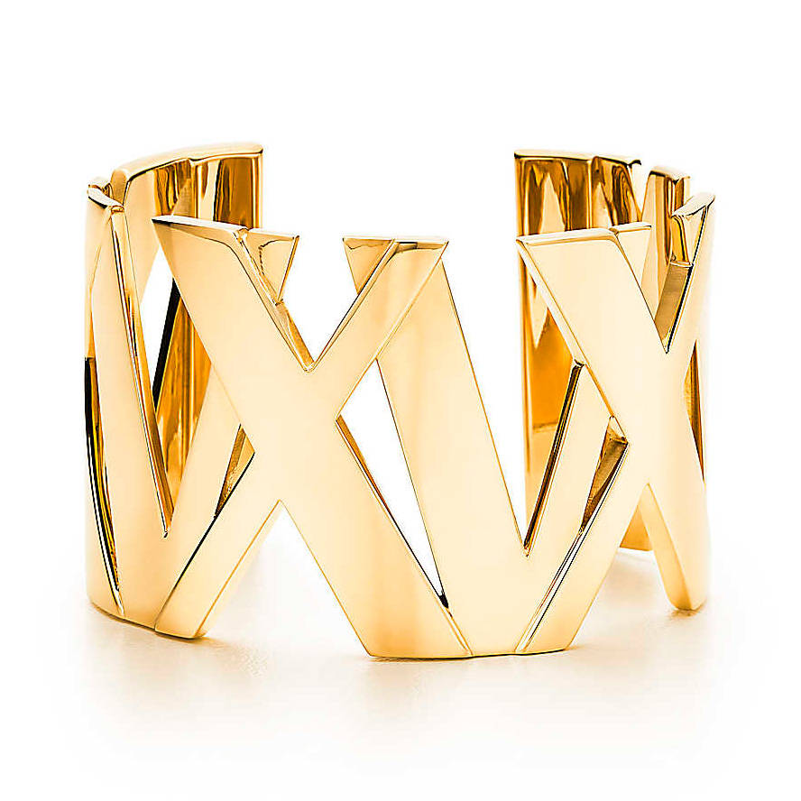 Широкий браслет-кафф Tiffany & Co Atlas, желтое золото (32995225) Широкий браслет-кафф Tiffany & Co Atlas, желтое золото (32995225)