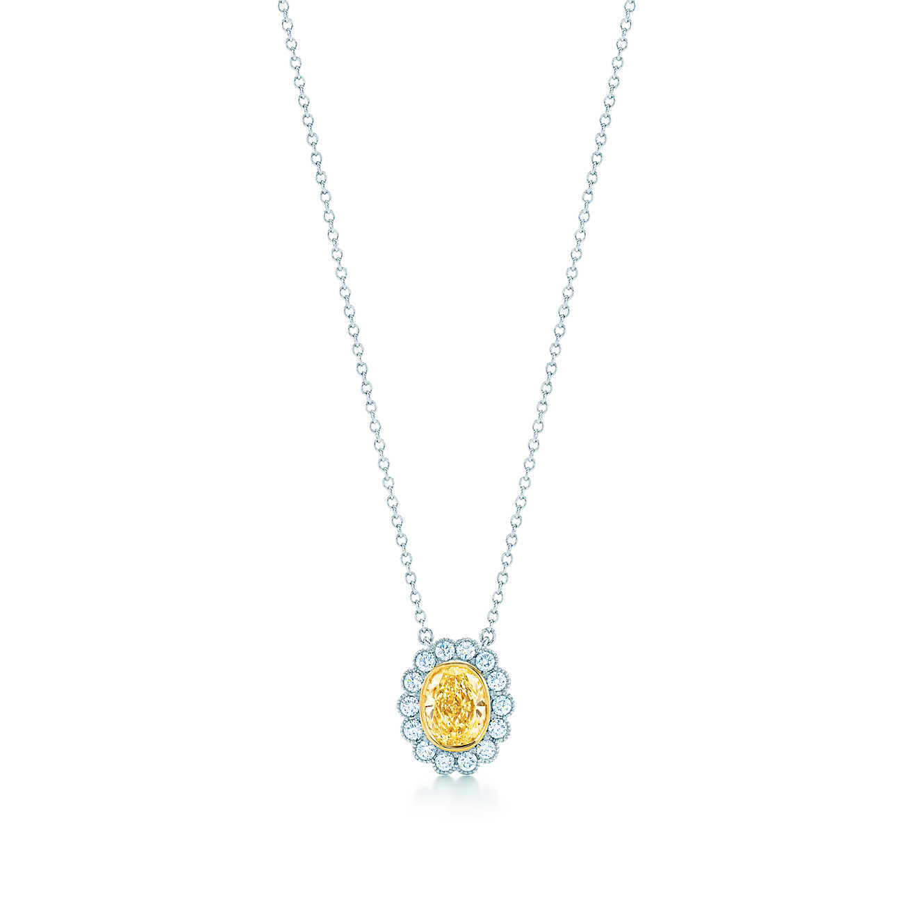 Підвіска Tiffany Yellow Diamonds, платина, жовте золото, діаманти (30459032) Підвіска Tiffany Yellow Diamonds, платина, жовте золото, діаманти (30459032)