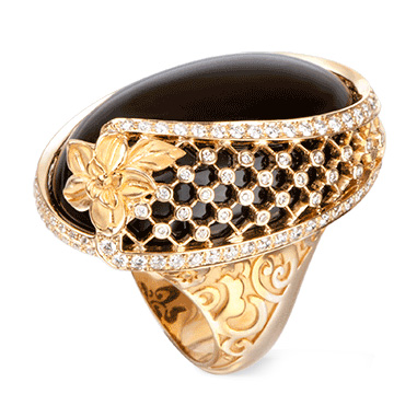 Кольцо Carrera y Carrera Sierpes, желтое золото, бриллианты Кольцо Carrera y Carrera Sierpes, желтое золото, бриллианты