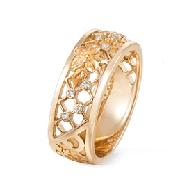 Кольцо Carrera y Carrera Sierpes, желтое золото, бриллианты Кольцо Carrera y Carrera Sierpes, желтое золото, бриллианты