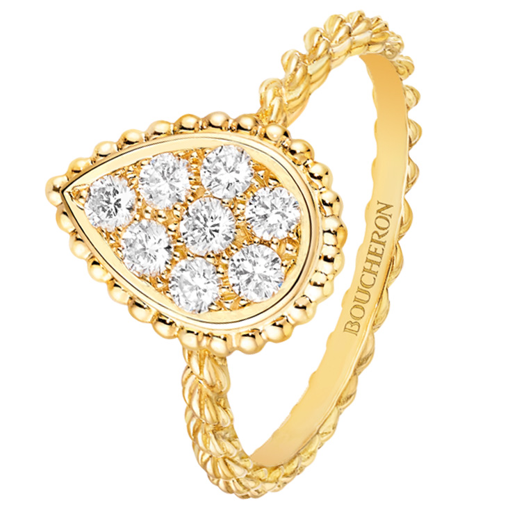 Кольцо Boucheron Serpent Boheme, желтое золото, бриллианты Кольцо Boucheron Serpent Boheme, желтое золото, бриллианты