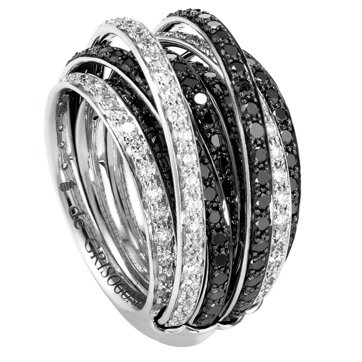 Кольцо de Grisogono Allegra, белое золото, бриллианты Кольцо de Grisogono Allegra, белое золото, бриллианты