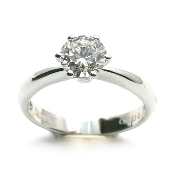 Перстень з діамантом 2,8ct, біле золото. Перстень з діамантом 2,8ct, біле золото.