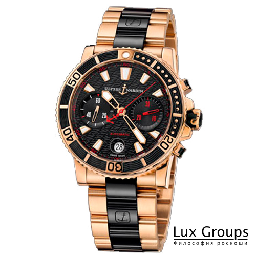 Ulysse Nardin Diver Chronograph Maxi Marine Rose Gold Ulysse Nardin Diver Chronograph Maxi Marine Rose Gold